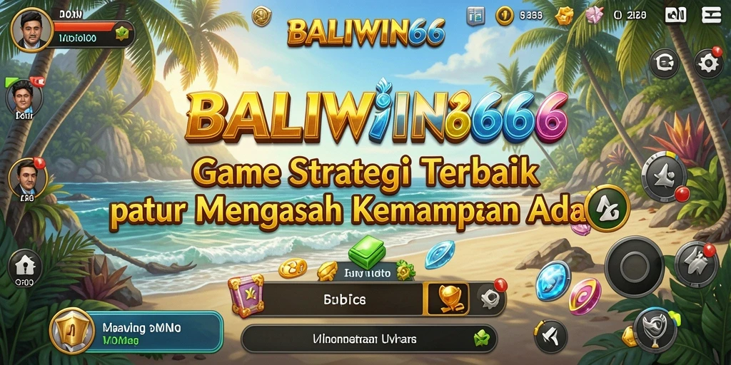 Tangkapan layar utama BALIWIN66 menampilkan gameplay penuh strategi dan aksi.