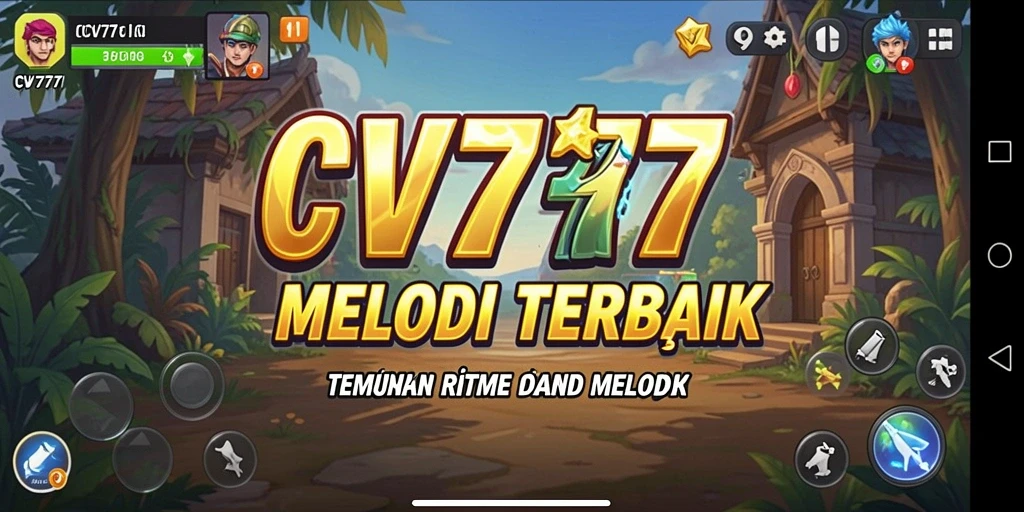 Screenshot gameplay CV777 menampilkan pengguna yang asyik memainkan alat musik.