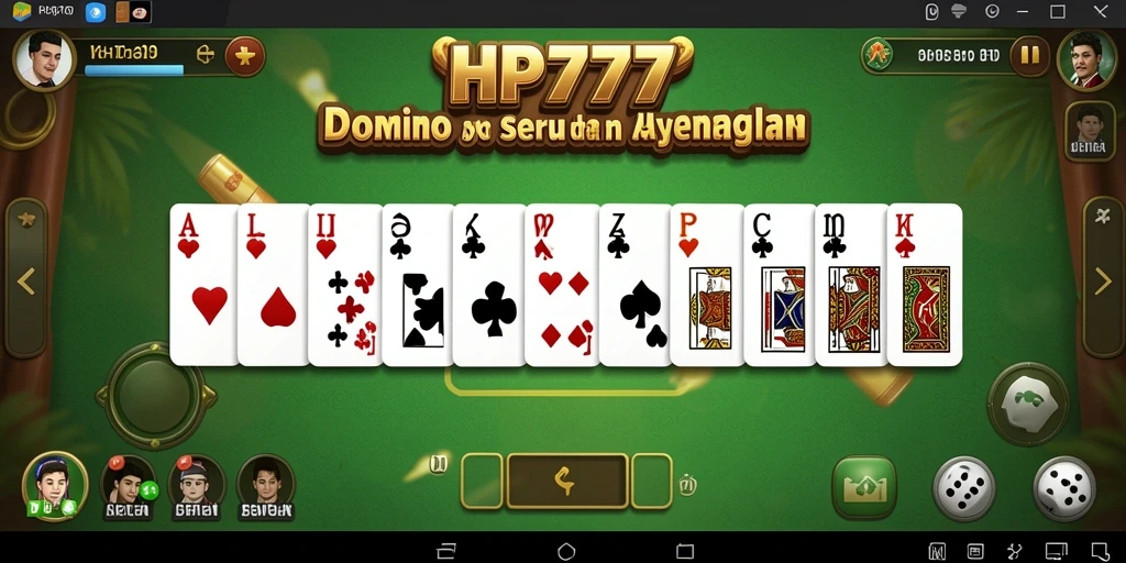 Screenshot gameplay menunjukkan keseruan permainan Domino HP777.