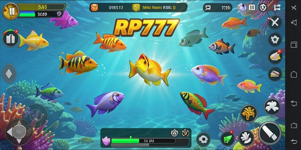 Screenshot gameplay Tembak Ikan yang menarik dari RP777.