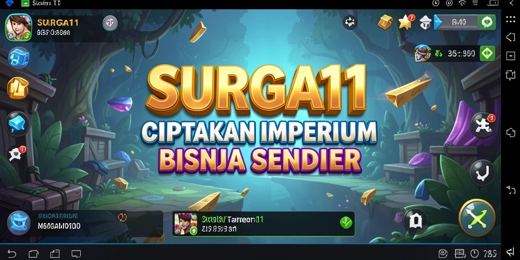 Screenshot menunjukkan gameplay seru SURGA11 dengan grafik menarik.
