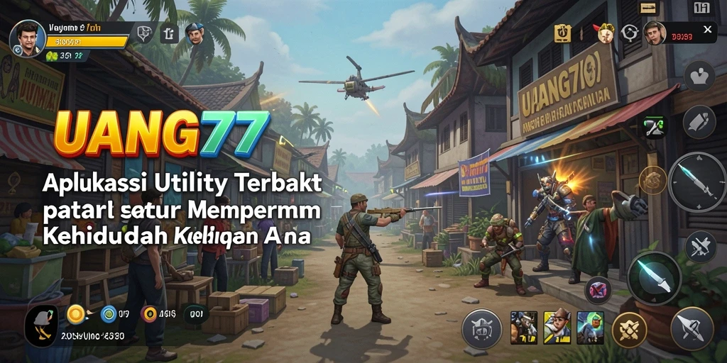 Tampilan antarmuka UANG77 yang sederhana dan fungsional.